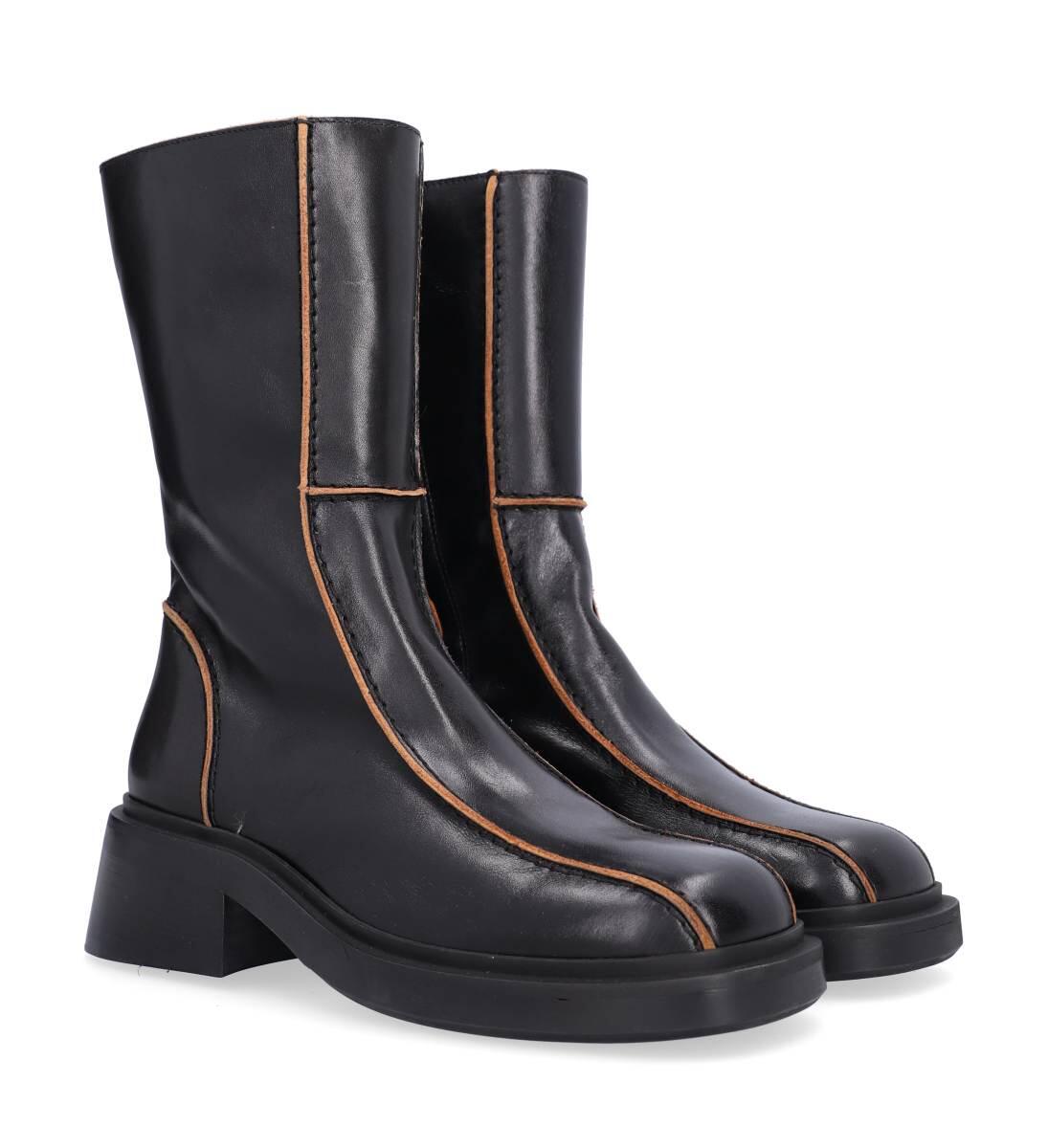 B1190 Kontrast støvler - Black Redwood 700